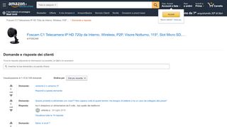 
                            8. Amazon.it: domande e risposte clienti