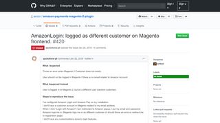 
                            13. AmazonLogin: logged as different customer on Magento frontend ...