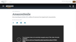 
                            3. AmazonSmile - About Amazon