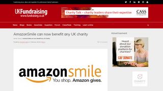 
                            10. AmazonSmile can now benefit any UK charity | UK Fundraising