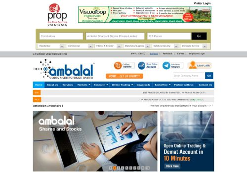 
                            8. Ambalal Shares & Stocks Private Limited in Coimbatore | | Call Prop