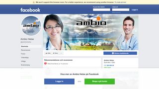 
                            2. Ambio Helse - Startsida | Facebook
