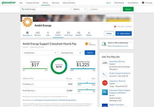 
                            10. Ambit Energy Consultant Support Salaries | Glassdoor