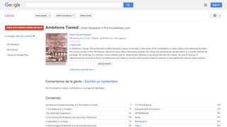 
                            5. Ambitions Tamed: Urban Expansion in Pre-revolutionary Lyon - Resultado de Google Books