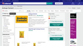 
                            4. Ambuja Cement - Ambuja Cement Latest Price, Dealers & Retailers in ...