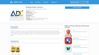 
                            9. Ambuja Dealer Connect - App - iOS.me