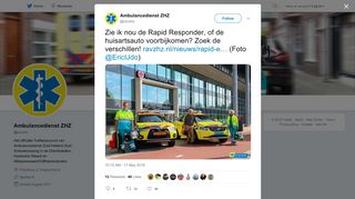 
                            7. Ambulancedienst ZHZ on Twitter: 