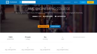 
                            8. AMC ENGINEERING COLLEGE (AMCEC), Bannerghatta Main Road ...