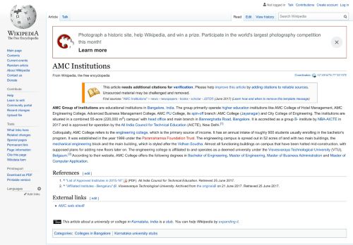 
                            13. AMC Institutions - Wikipedia