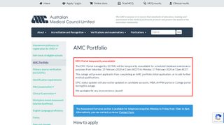 
                            12. AMC Portfolio - Australian Medical Council