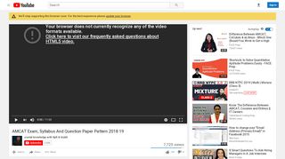 
                            13. AMCAT Exam, Syllabus And Question Paper Pattern 2018 19 - YouTube