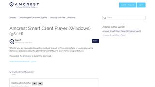 
                            6. Amcrest Smart Client Player (Windows) (960H) – Amcrest