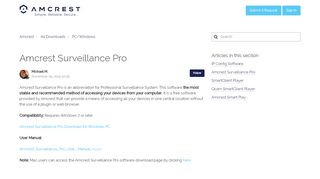 
                            3. Amcrest Surveillance Pro – Amcrest