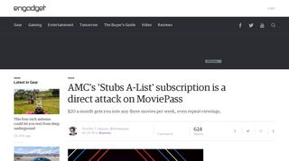 
                            10. AMC's 'Stubs A-List' subscription is a direct attack on MoviePass