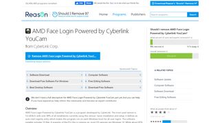 
                            12. AMD Face Login (Powered by Cyberlink YouCam) - Should I ...