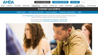 
                            3. AMDA | Student Accounts