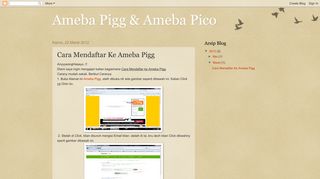 
                            9. Ameba Pigg & Ameba Pico: Cara Mendaftar Ke Ameba Pigg