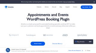 
                            5. Amelia - WordPress Appointment Booking Plugin - Accept Bookings ...