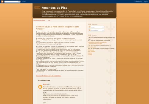 
                            8. Amendes de Pise: Comment Savoir si votre amende fait parti de cette ...