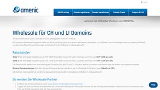
                            12. amenic - Wholesale für CH und LI Domains