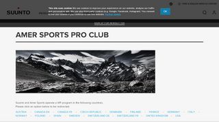
                            8. Amer Sports Pro Club - Suunto