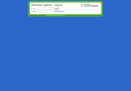 
                            10. America Learns: Log in