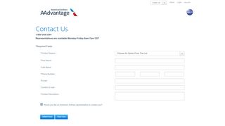 
                            4. American Airlines AAdvantage® | Contact Us - Hotels with ...