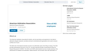 
                            5. American Arbitration Association | LinkedIn