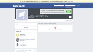 
                            9. American Catering Society - Local Business | Facebook