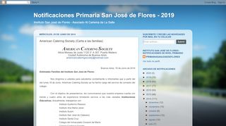 
                            6. American Catering Society - Notificaciones Primaria San José de Flores