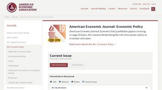 
                            12. American Economic Journal: Economic Policy