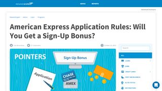 
                            12. American Express Application Rules: Will You Get a Sign-Up Bonus?