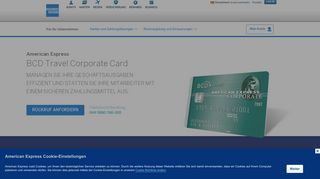 
                            10. American Express BCD Travel Corporate Card: vielseitige ...