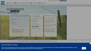 
                            1. American Express Finland: Online-palvelut: Kirjaudu tilillesi