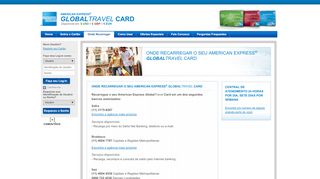 
                            2. American Express GlobalTravel card