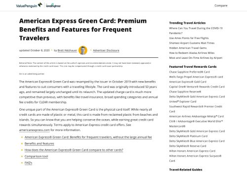 
                            12. American Express Green Card: The Least Valuable Charge Card ...