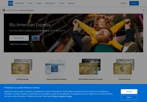 
                            7. American Express IT | Accedi | Carte di Credito, e premi