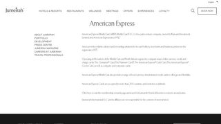
                            10. American Express - Jumeirah