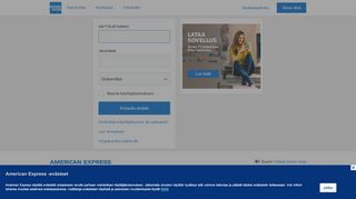 
                            4. American Express - Kirjaudu sisään