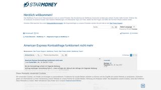 
                            9. American Express Kontoabfrage funktioniert nicht mehr - Die ...