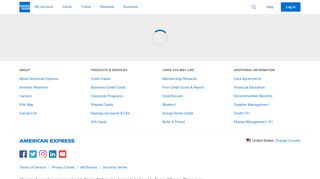 
                            12. American Express : Online Services : Log in