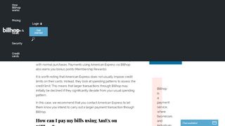 
                            7. American Express - Pay your bills with your AmEx on Billhop