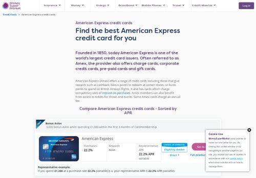 
                            11. American Express Platinum & British Airways Credit Cards
