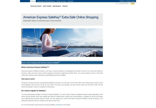 
                            8. American Express SafeKey | Thailand