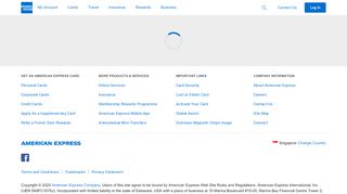
                            1. American Express Singapore | Log in