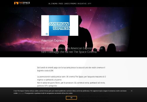 
                            8. American Express - The Space Cinema