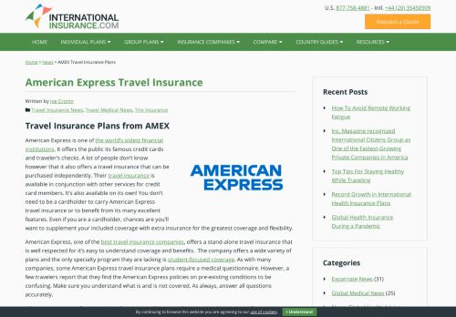 
                            13. American Express Travel Insurance - Coverage, Costs, and ...