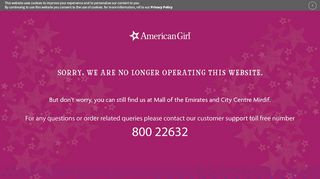 
                            6. American Girl UAE - Dolls, Clothes, Games & Gifts for Girls