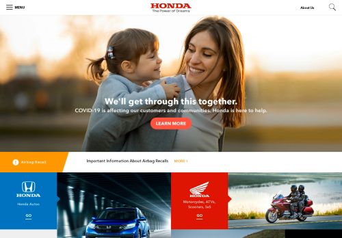 
                            12. American Honda Motor Co., Inc. - Official Site