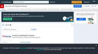 
                            13. American Hotel Register Company | Crunchbase